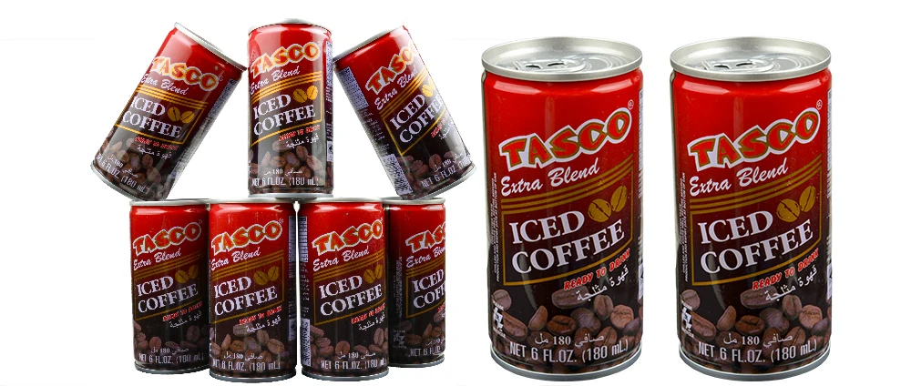 New Hot Selling Product 2023 TASCO COFFEE DRINK (SLIM) 180ml