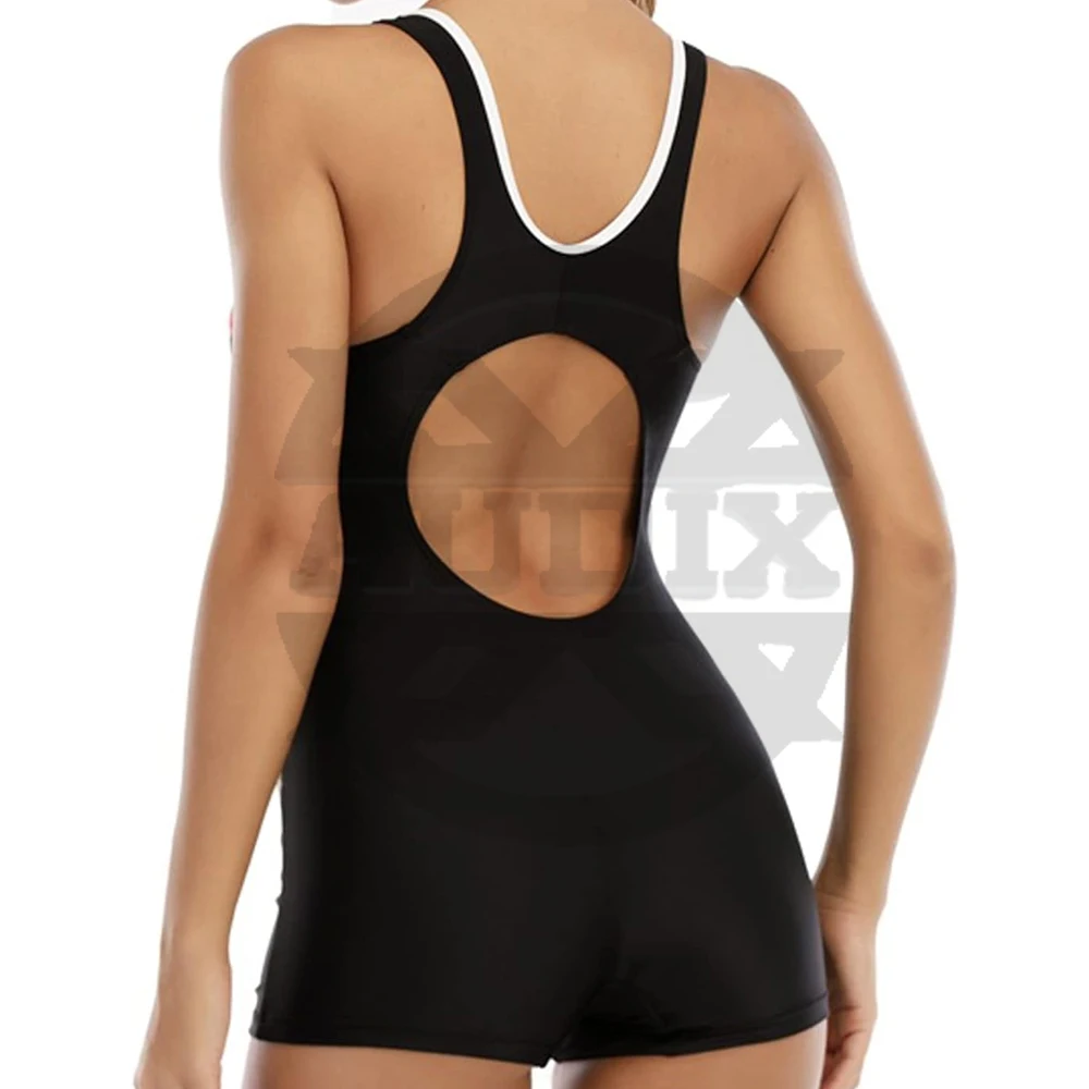 Athletic Women One-Piece Zoot Suit Rowing Suit Wetsuit Short Romper Jumpsuit  In Unique Quality And Style