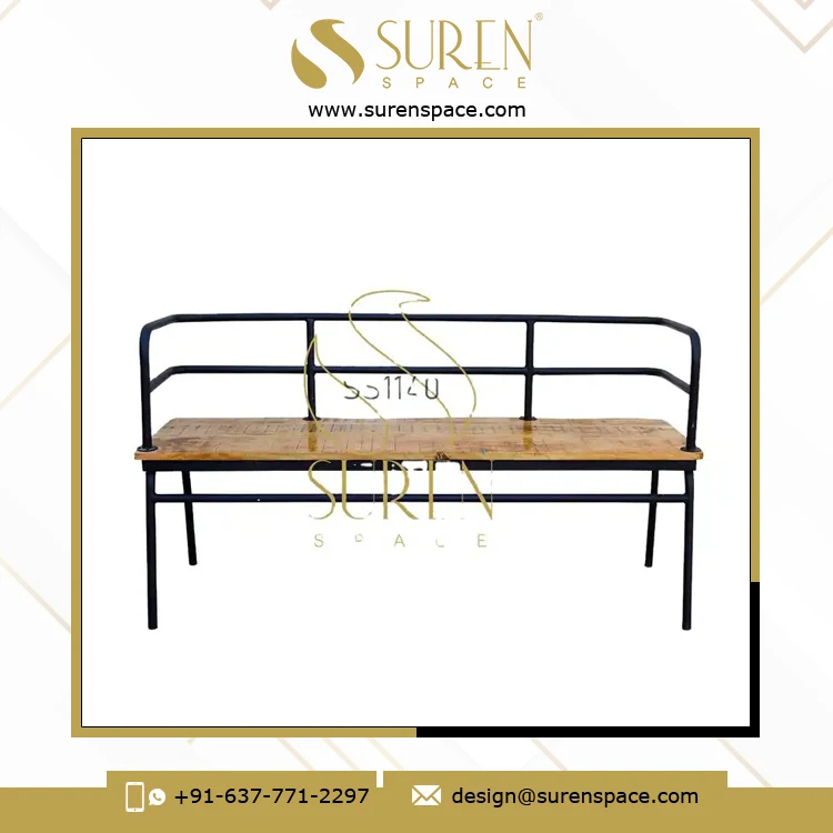 100% Quality Commitment of Mango Wood Solid Three Seater Bench Indian Furniture Available at Affordable Market Price