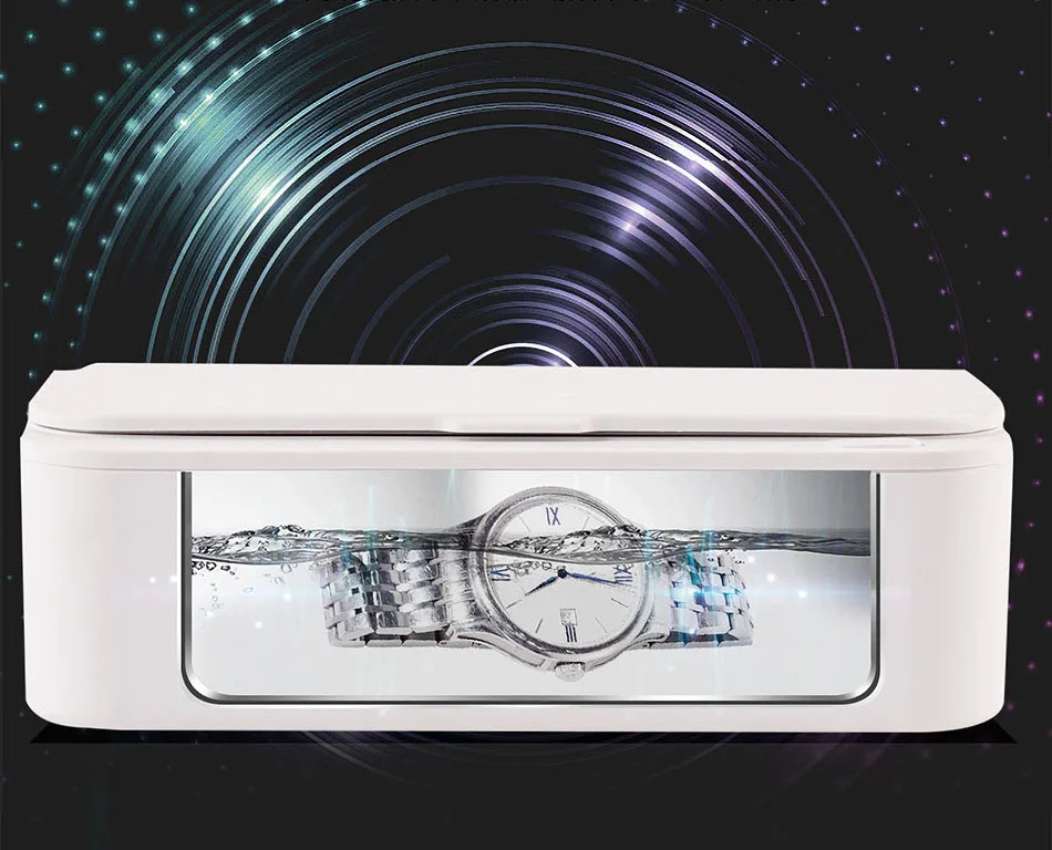 Hot Selling High Quality Vibrating Small Ultrasonic Jewelry Cleaning Machine for Glasses Watches