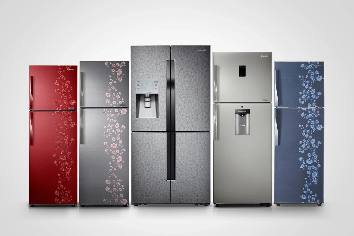 Hot Sale Home Fridges Freezer A++Energy-saving 136 Litre Household Refrigerated Three Doors Refrigerated for Home Use