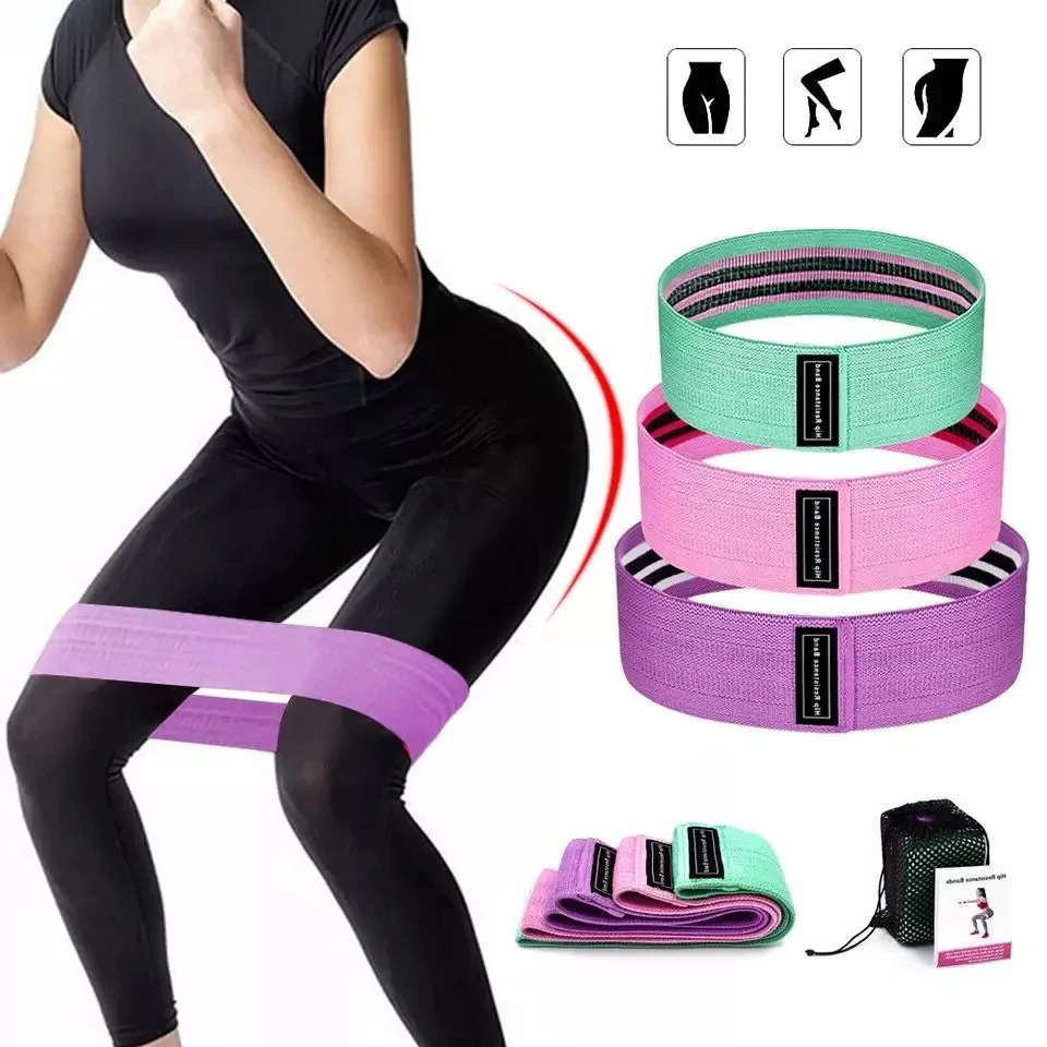 Latex Fitness Booty Exercise Rubber Loop Band Hip Circle Thigh Master Resistance Bands Elastic Workout Band