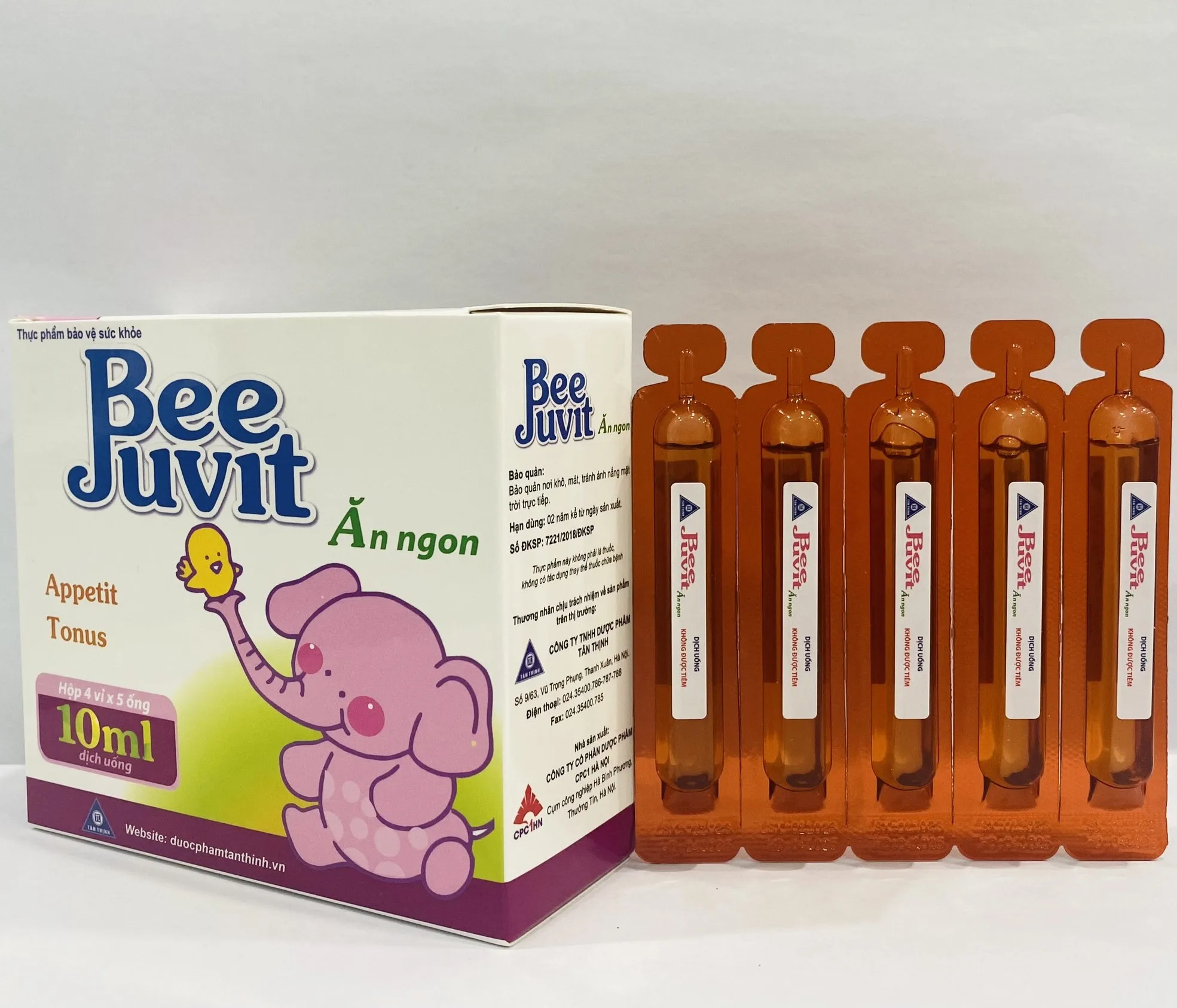 Oral solution, 7 herbs extract to stimulate appetite and gain weight for Children
