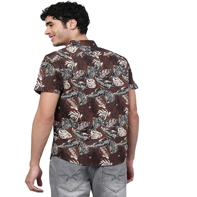 50% cotton 50% polyester check flannel  Vacation shirt for men with different color, sizes are available