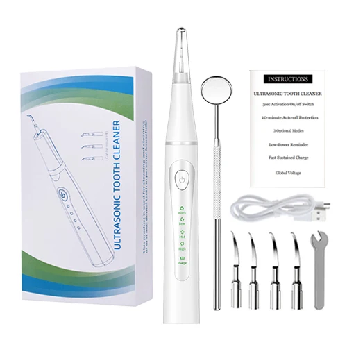 Ультразвуковой прибор для удаления пятен с бороскопом и светодиодным очистителем зубного камня