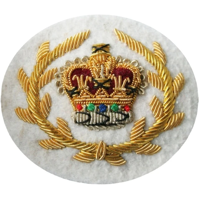 Cap badges embroidered rotary  club badges, war badges, civil war bullion insignias