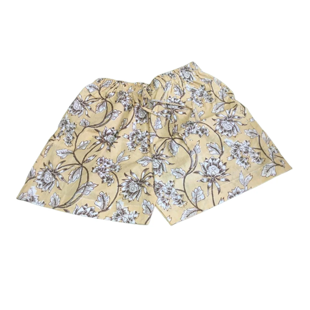 Soft Cotton Printed Ladies Summer Women Shorts With Elastic And String Buy from Indian Clothing Manufacturers
