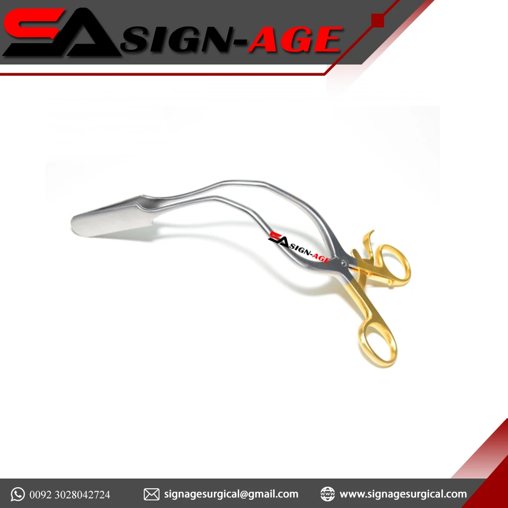 Professional Stainless Steel Lateral Vaginal Retractor Gynecological Retractor Vaginal Examination Tool by Sign-Age Surgical
