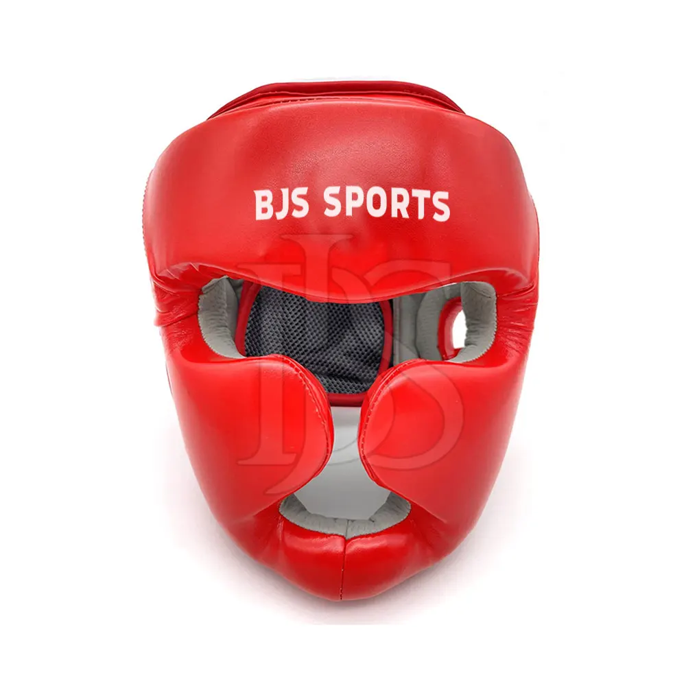 Custom Logo Leather Boxing Head Guard Face Protector Equipment with Custom Logo Online Sale
