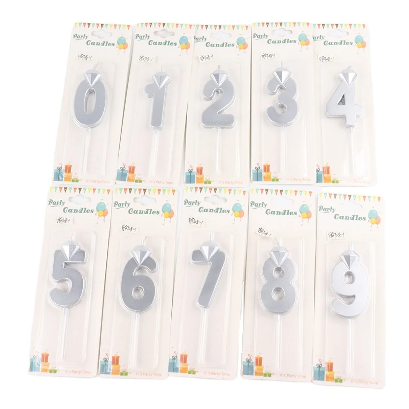 High quality gift set party decoration numbers Birthday Candle cake candles for birthday