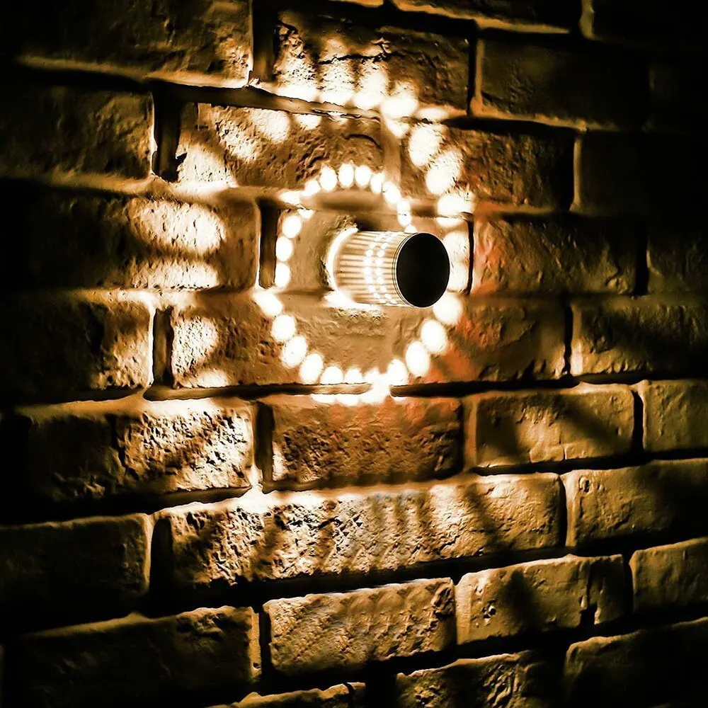 Modern Colorful Lighting Spiral Effect Light Spiral Hole Led Wall Lights For Indoor Bar KTV Decoration