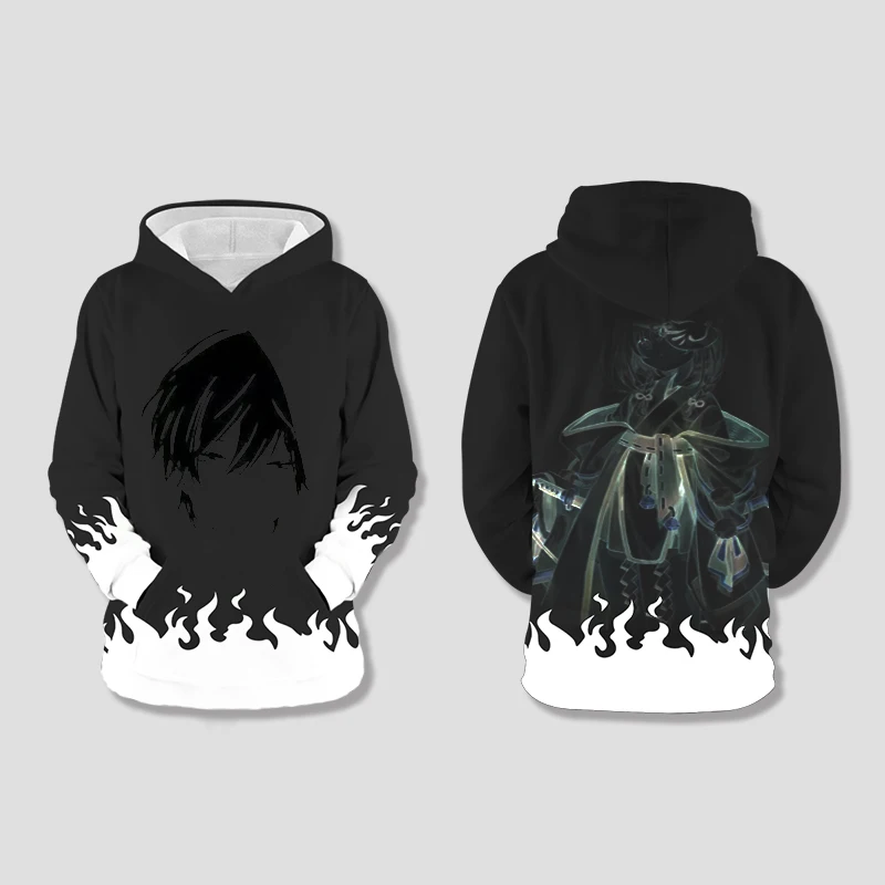 Hoodie custom design brand logo print label sublimation graphic anime men hoodie new design hot sale