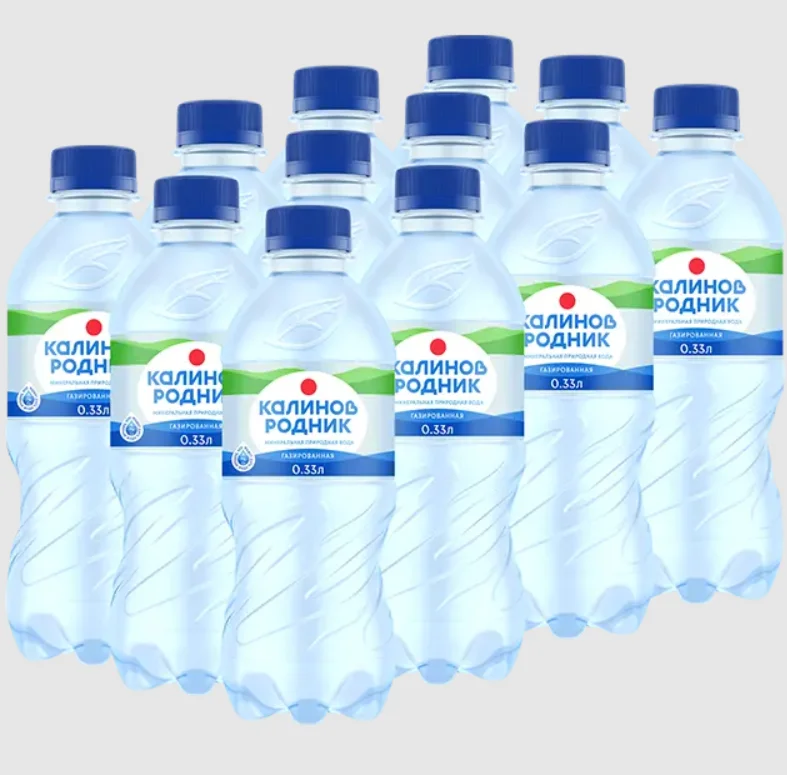Wholesale 500 Drops Volcanic Natural Mineral Water 1L 100% recycled plastic bottle Cheap price