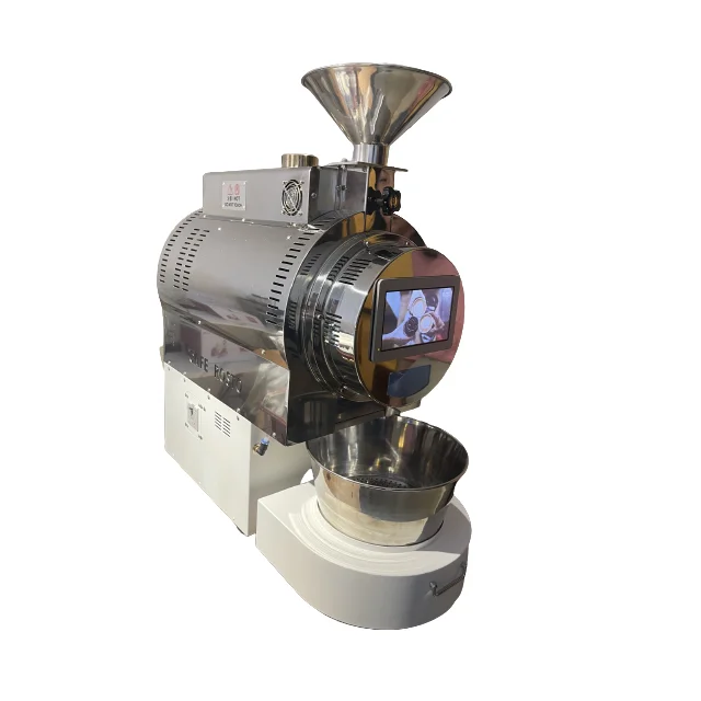 In Store Digital Electric Coffee Roasting 1Kg 1000g Fully Automated Halogen Heating Radiant Heater