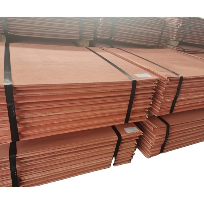 99.99% High quality Copper Cathode Electrolytic Copper Cathode 99.99% LME Copper Plate Price Now