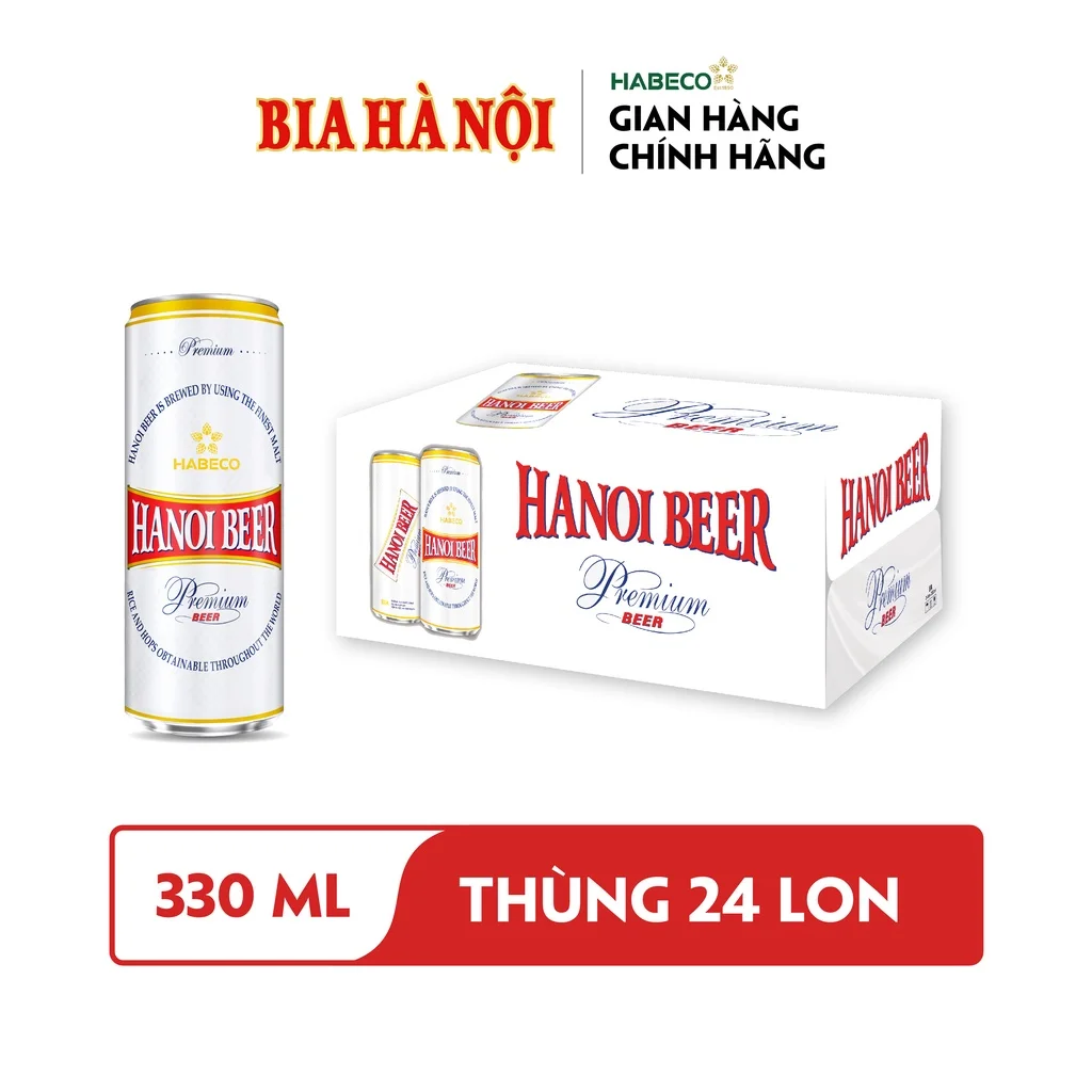 Beer Premium can 330 ml from vietnam