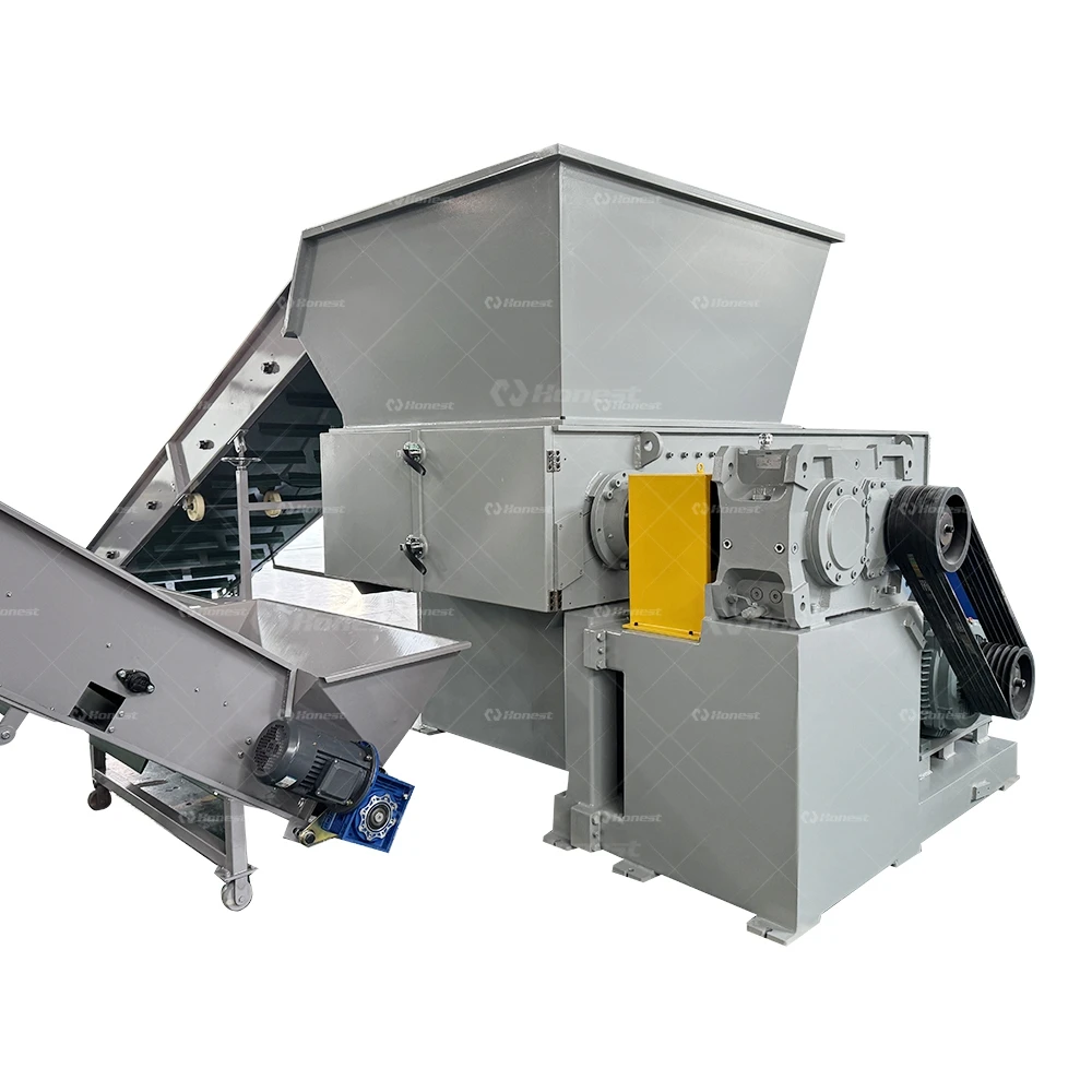 PP Film Plastic Lump Plastic bottle Shredder Crusher Machine Waste Pallet Cardboard Plastic Shredding Machine
