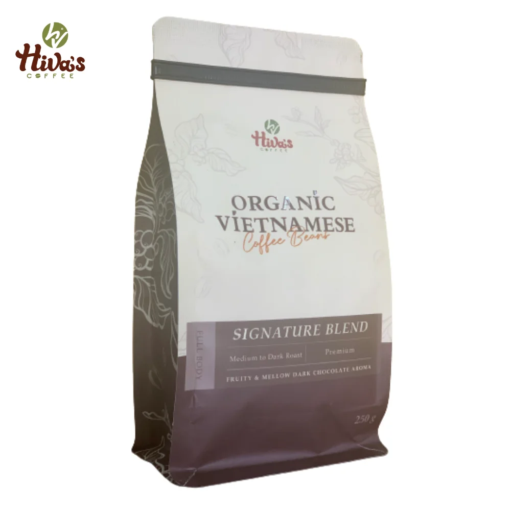 Direct Factory in Viet Nam COFFEE Roasted Signature Blend ROBUSTA ARABICA S16-18 OEM 1Kg Rich Aroma Mellow Dark Chocolate export