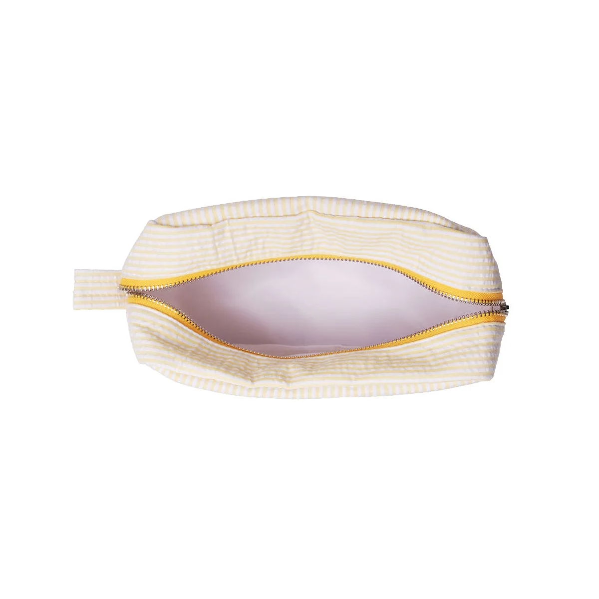 Highly Durable Custom Color, Size and Material Personalized Monogrammed Seersucker Toiletry Cosmetic Bag From Vietnam