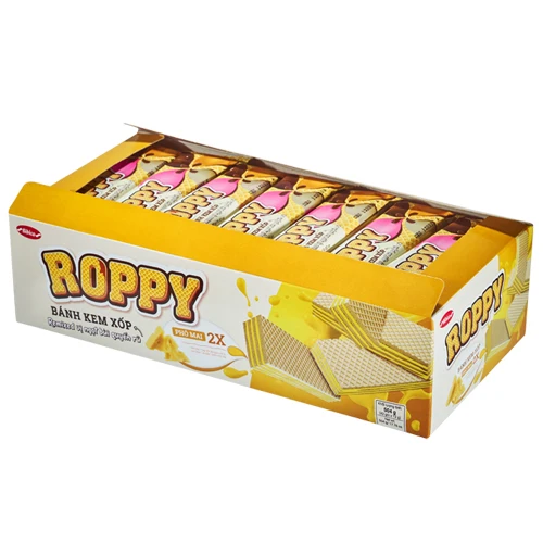 High Quality Roppy Cheese 2X Flat Wafer in 288g box
