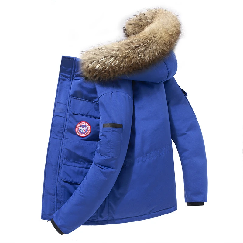 Best Quality 100% Polyester Portable Down Jacket Custom Puffer Jacket Faux Fur Puffer Coat
