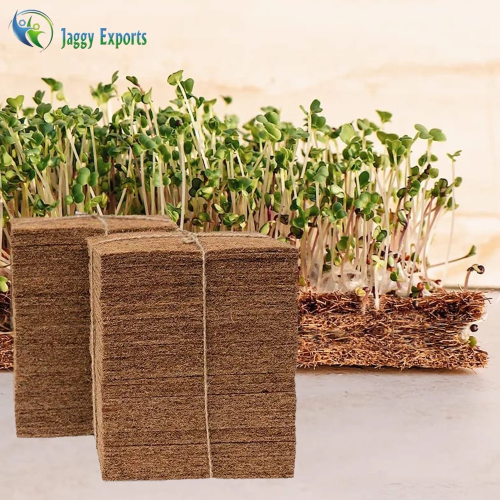Hot Sale Export Quality Natural Coconut Grow Mat for Micro-greens Germinating Seeds