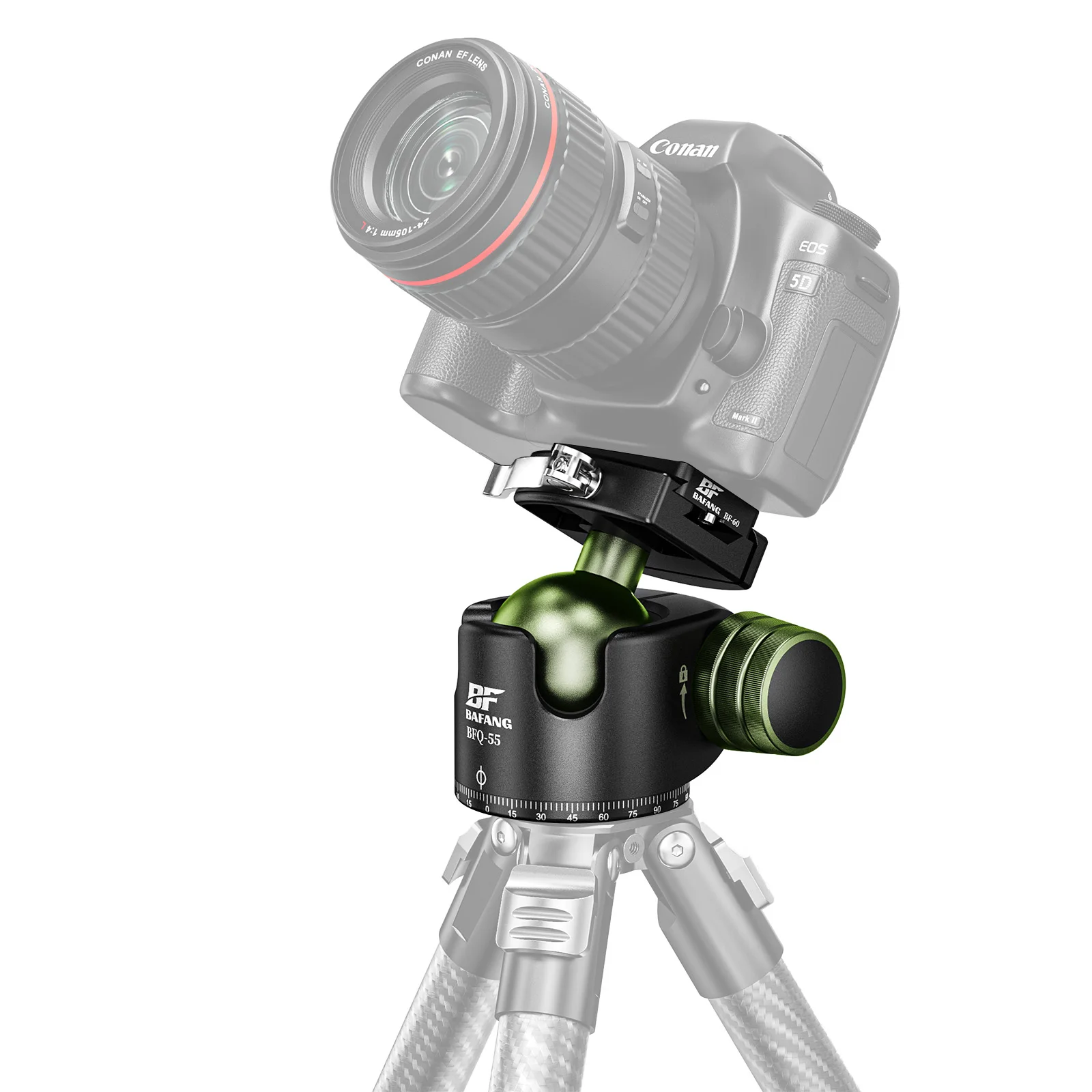 High Quality Spherical 360 Rotation Panoramic Head Professional Slr Camera Accessories 55Mm Heavy Duty Tripod Ball Head