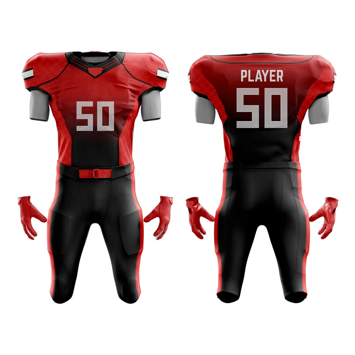 New Style OEM Custom American Football Uniforms For Team Training/Practice with Custom Logo/Designs at Wholesale Prices