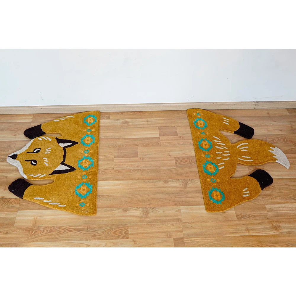 Best Selling New Design Wool Tufted Carpet Non-Slip Living Room Luxury Modern Animal Printed Carpet