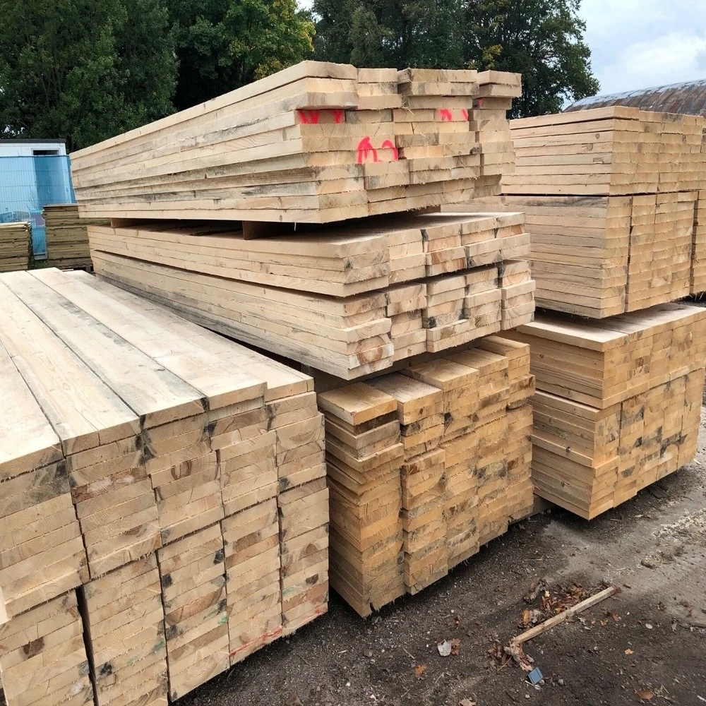 Fresh Pine Sawn Timber / Impregnated/ Construction Timber