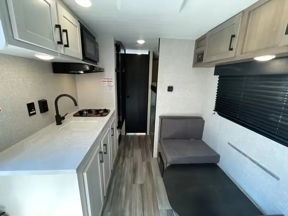 Standard Rear Extension Caravan Small Camper Trailer Lightweight Hybrid caravan Travel Camper
