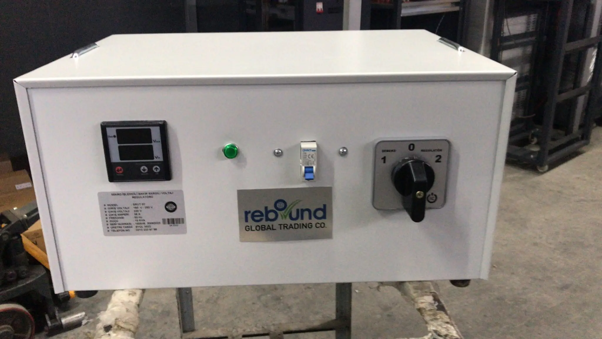 Single Phase 50 KVA Servo Motor Voltage Regulator Stabilizer 160 -250 V/220 V Aluminium and Copper Version