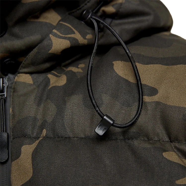 Superior Quality New Arrival Adjustable Camouflage Camo Price puffer jacket Factory Direct wholesale Puffer jacket for men