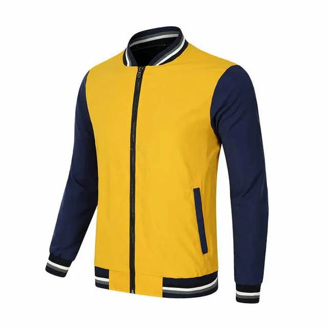 Бейсбольная куртка с длинным рукавом