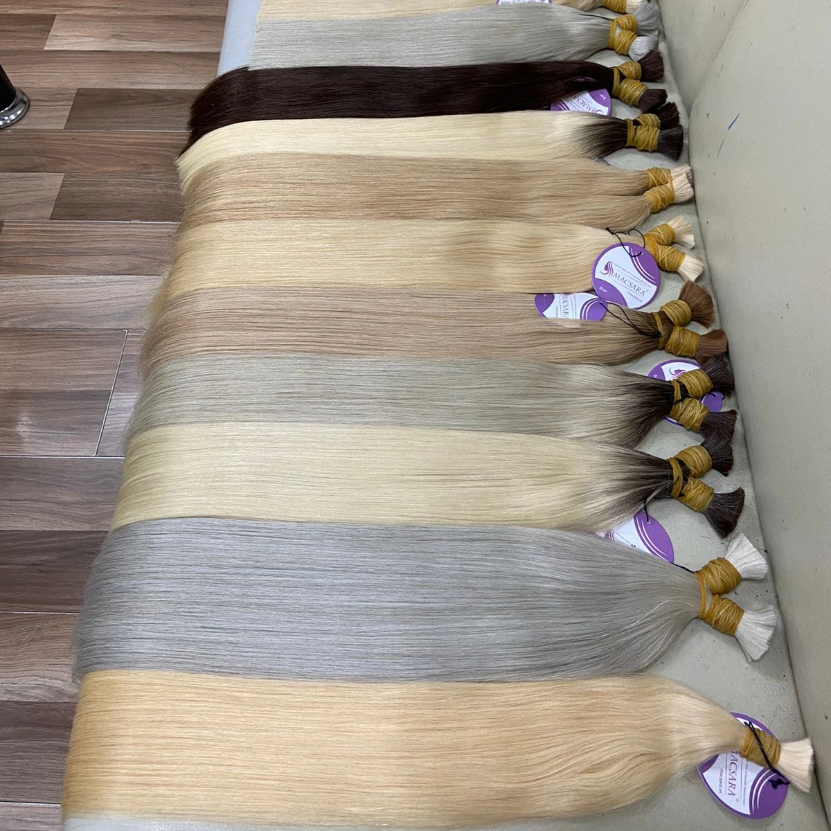 Factory Price Double Drawn  Bulk Loose Curly  Natural Color Hair Real Virgin Hair Extensions Wholesale Price