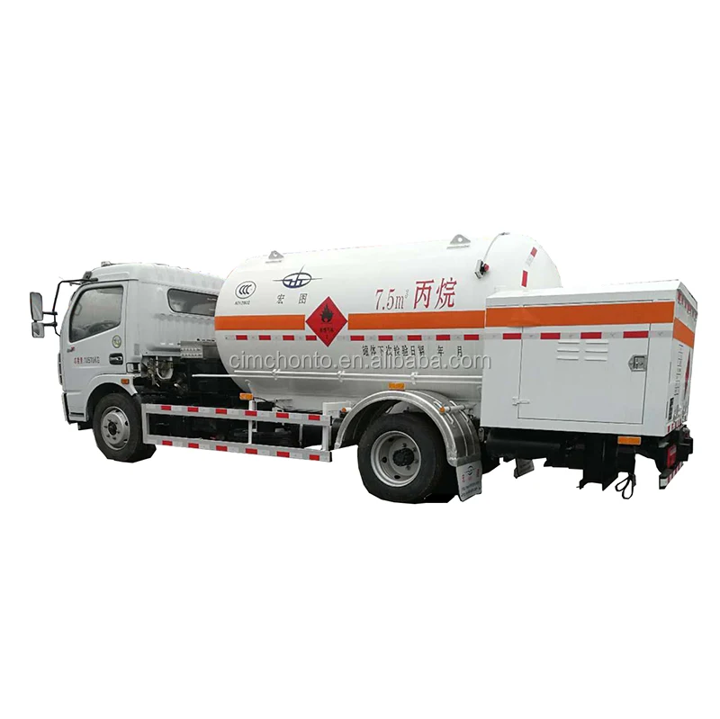 Easy use LPG transport gas truck tank refilling turkey truck