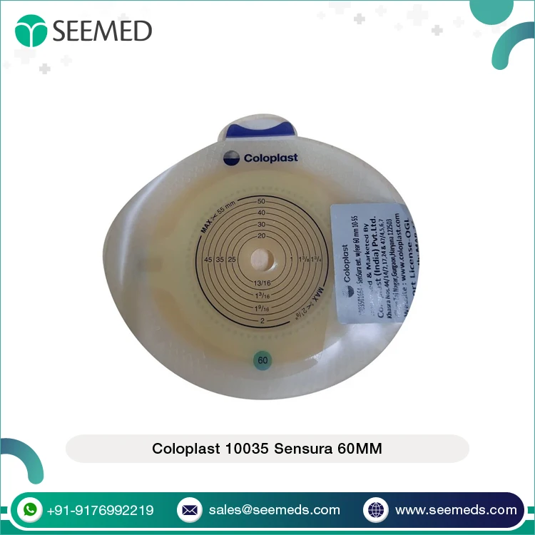 Ostomy Dressing/ Interactive Dressings Use Plastic Coloplast 10035 SenSura 60mm Extended Wear Baseplate 60mm