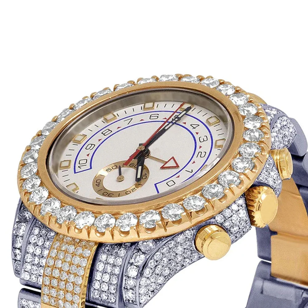Hip Hop Iced Out Watch Moissanite Diamond Wholesale Luxury Watch Jewelry Men Women Wrist Digital Quartz Watches
