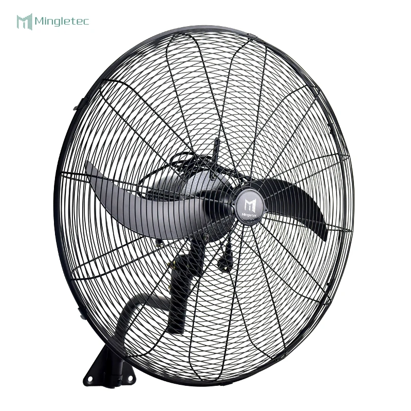 20 26 30 inch powerful Aluminum Blade DC Electric Industrial hanging oscillating Wall Fan