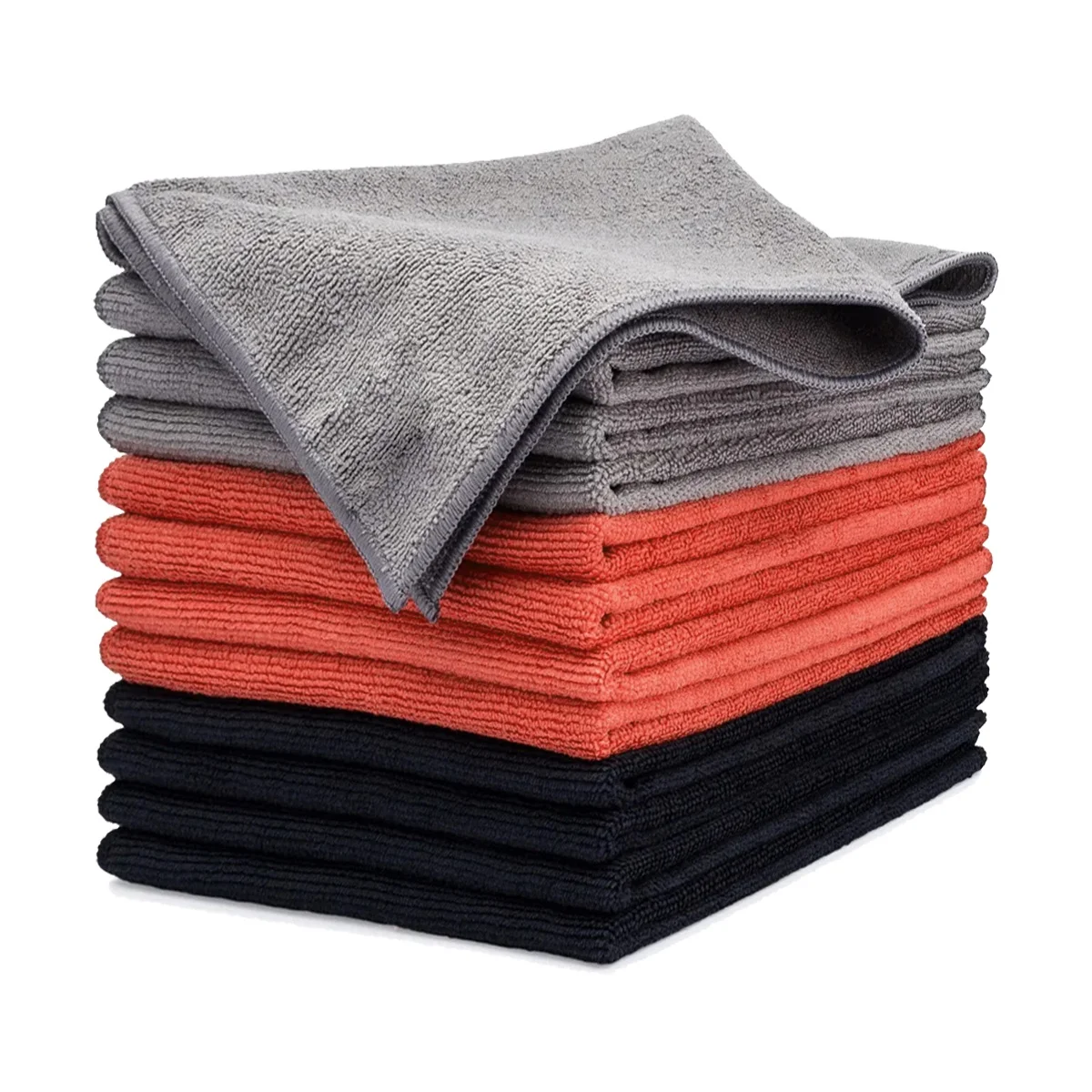 Black car wash microfiber Cleaning Cloth