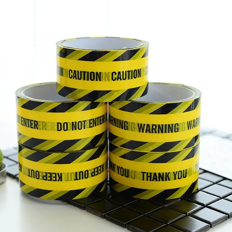 Print High Visibility Strongest Tape Weatherproof Resistant Tear Resistant Design Caution Tape