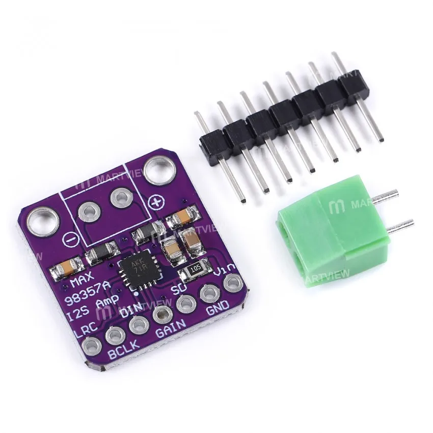 MAX98357 I2S Audio Amplifier Module Filterless Class D Amplifier Supports ESP32 Raspberry Pi