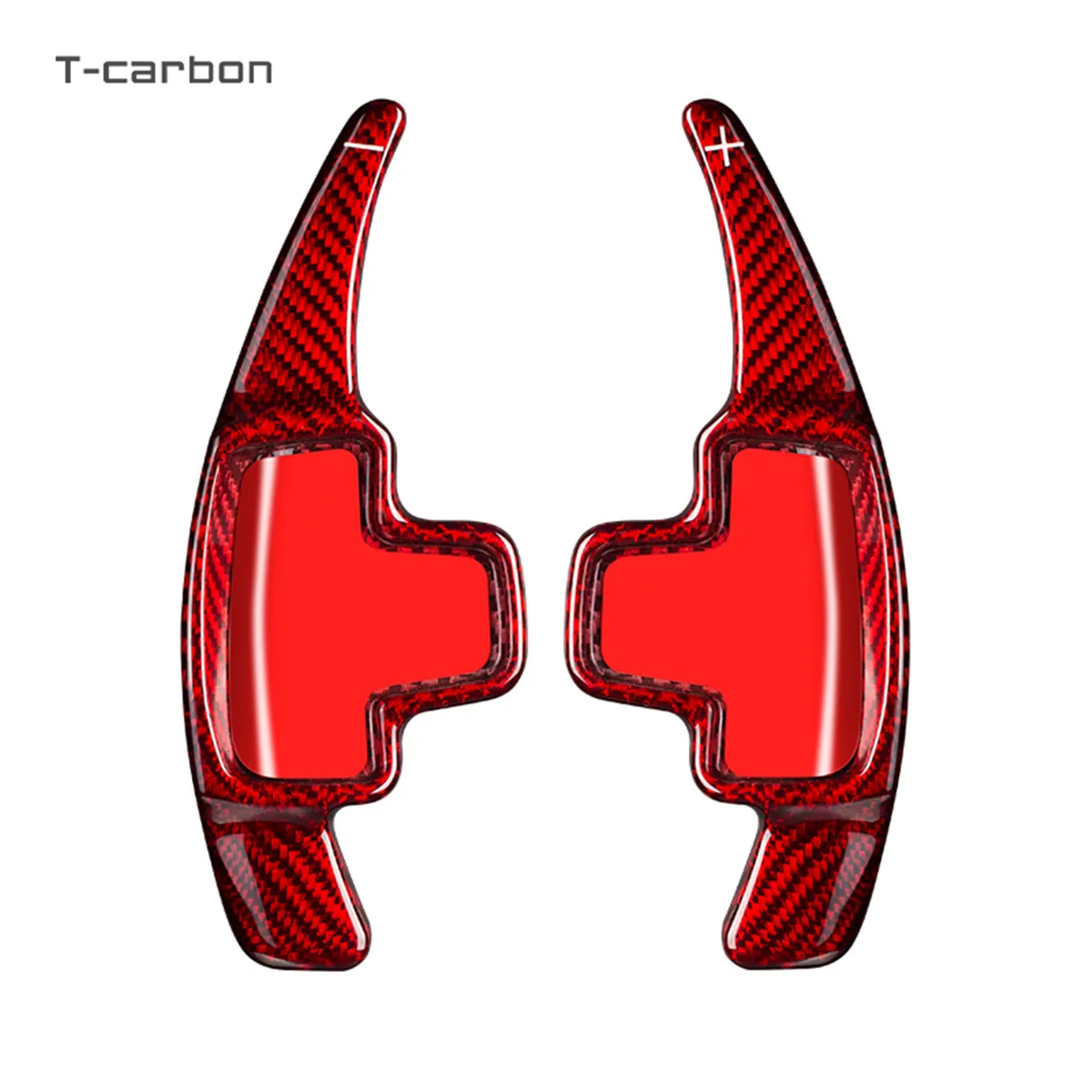 Car Steering Wheel Paddle Shift For Mercedes Benz Carbon Fiber Paddle Shifter Car Interior Accessories T-carbon Shift Paddles