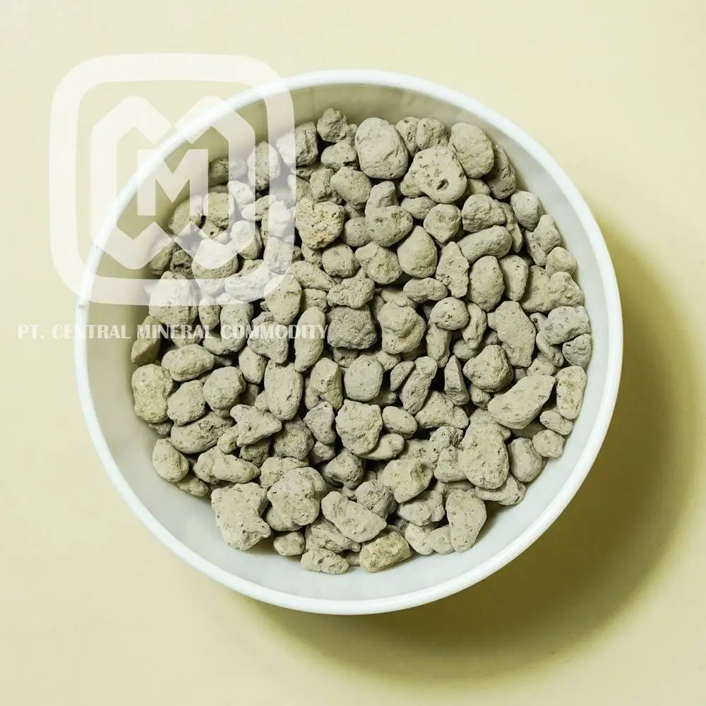 NATURAL PUMICE STONE Size 5-8mm FOR PLANT GROWING MEDIA INDONESIAN POROUS LIGHT BROWN VOLCANIC ROCK GREENHOUSE AND HORTICULTURE