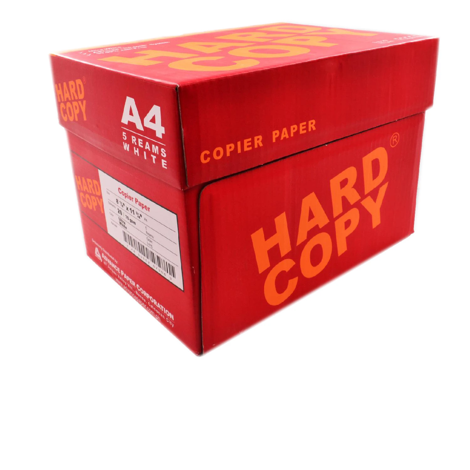 Hard copy Bond 70gsm and 75 gsm A4 copy papers / 8.25x11 500 white sheets per ream, 5 reams per box A4 Copy papers for sale