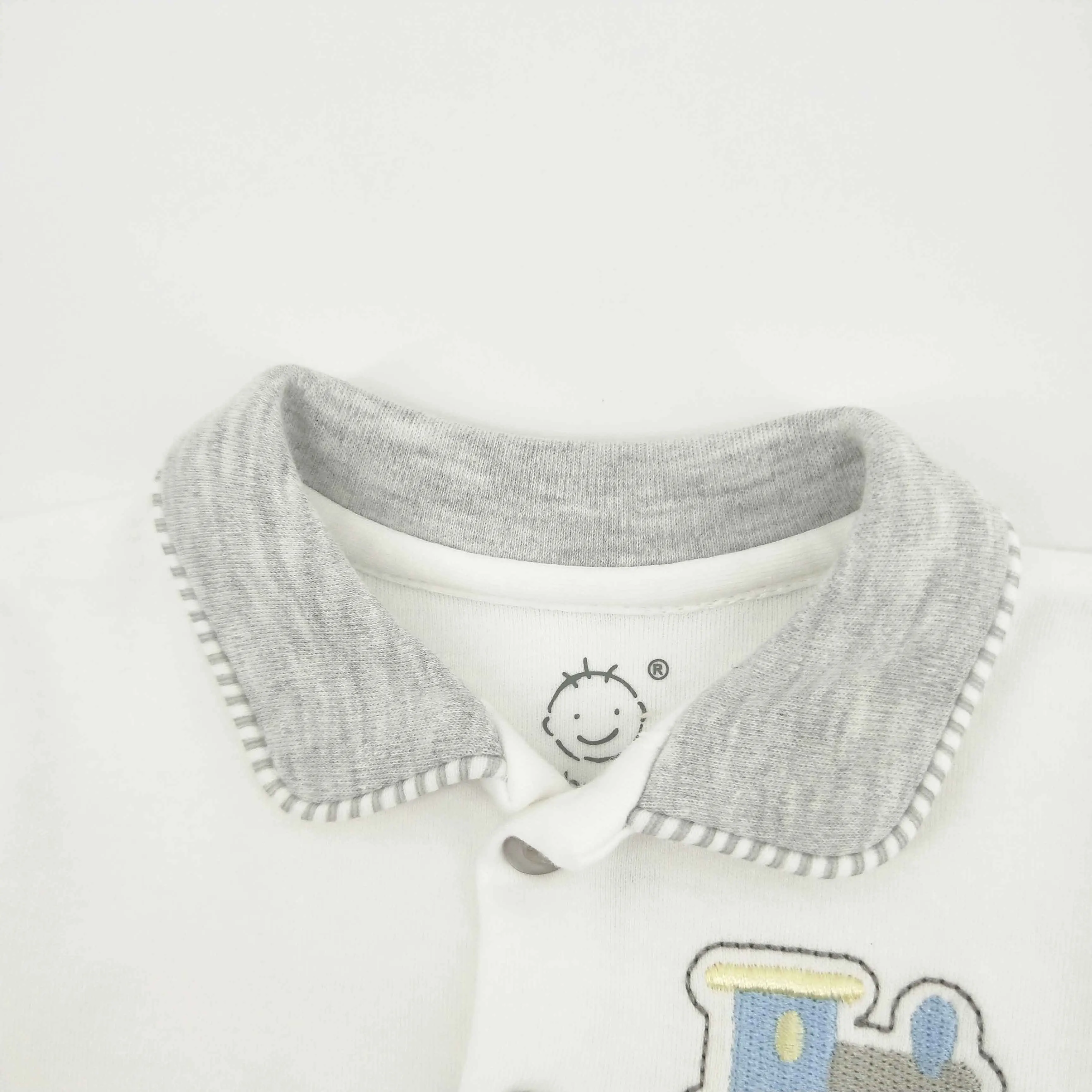 High Quality Interlock 100% Cotton 180g/M2 GSM  Baby boy Layette 6 PCS Clothes Set Newborn Baby boy Gift Sets