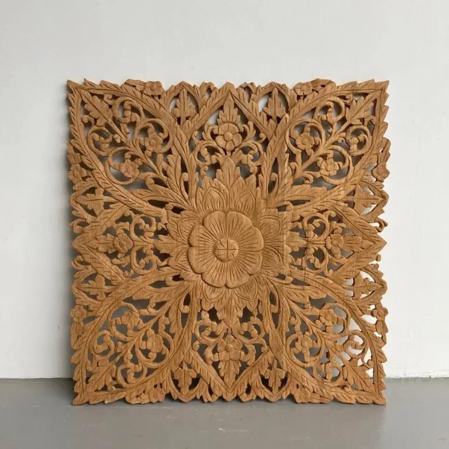 Beautifully Crafted Antique Wooden Wall Panel a Unique Touch for Home Decor, Adding Depth and Warmth to Any Space