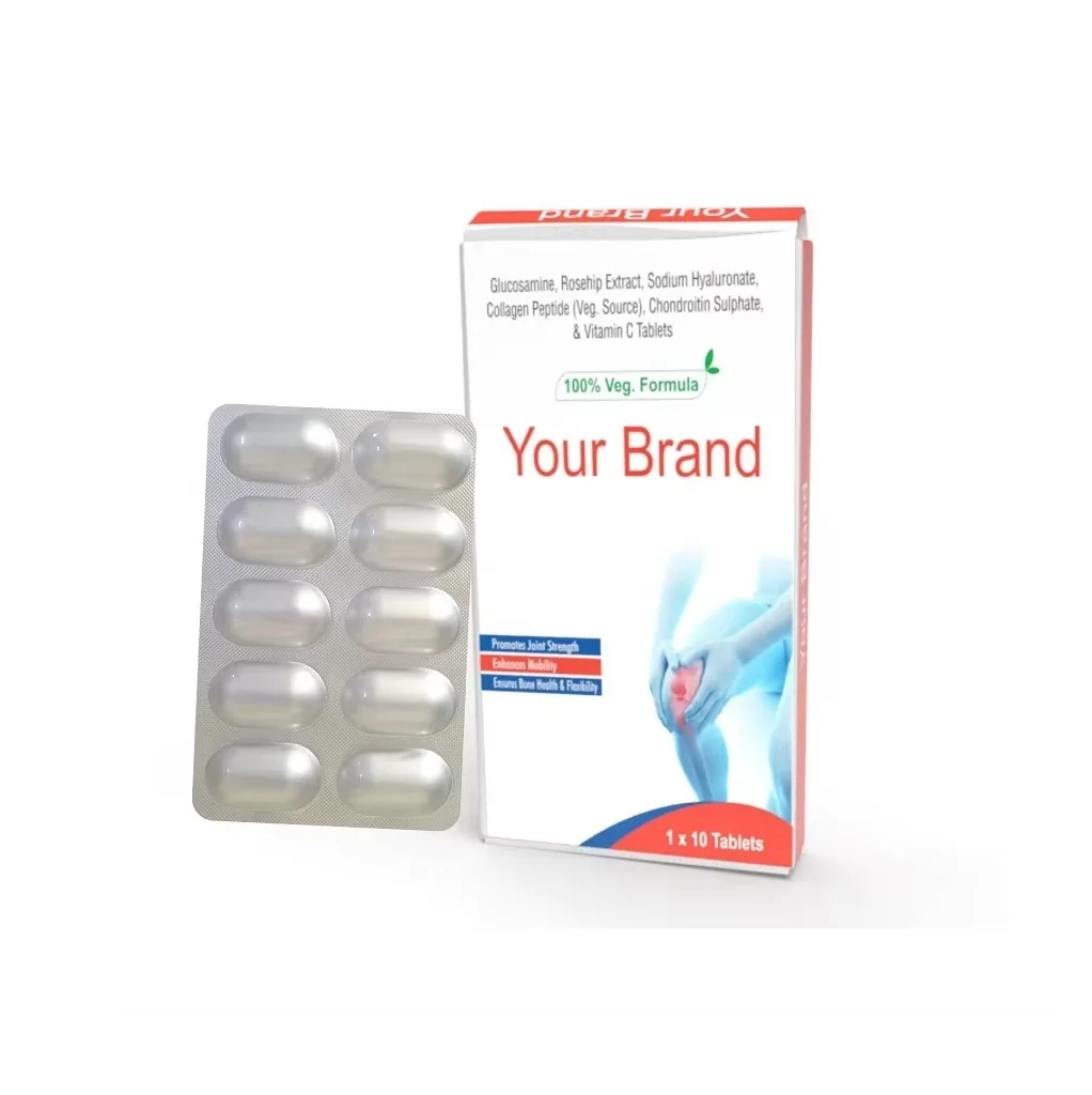 High on Demand Sodium Hyaluronate Vitamin C Tablet for Promotes Joints Strength Available at Export Supply