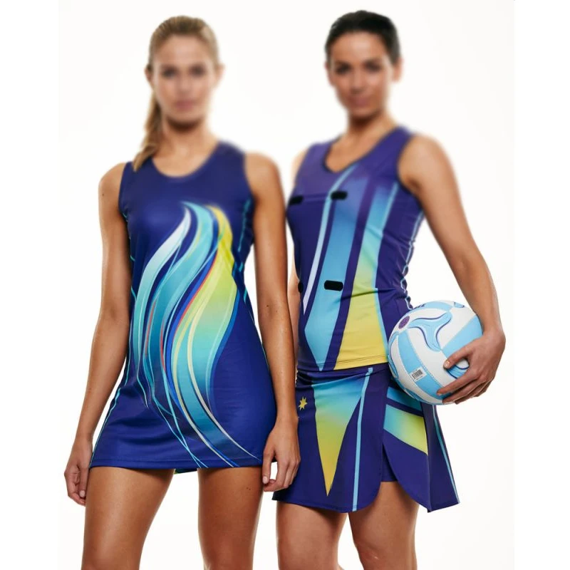 Сублимационное платье Netball женская униформа netball