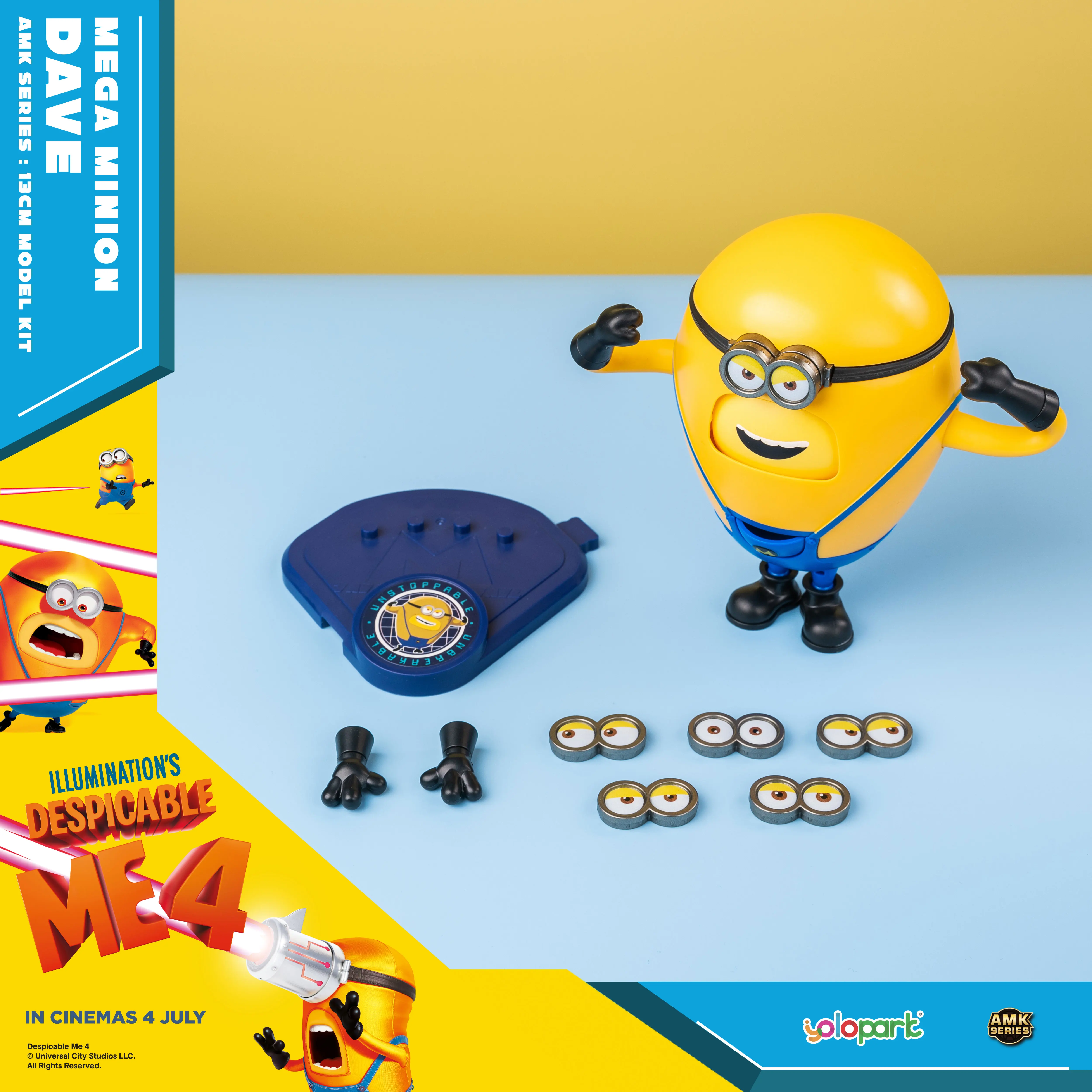 Despicable Me 4 - 12cm Dave Model Kit